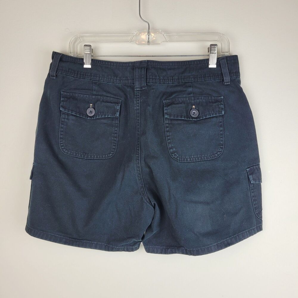 Lee Shorts Black Just Below The Waist Women's Cargo Style Shorts Sz 14 summer - Picture 2 of 7